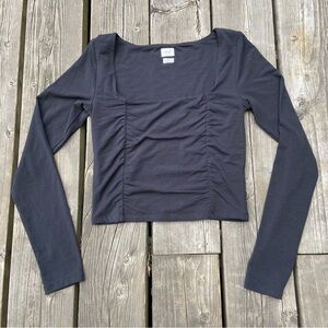 Wilfred Lydia Long Sleeve Crop Top